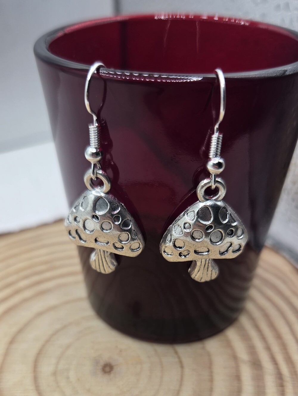 Mushroom Charm Earrings